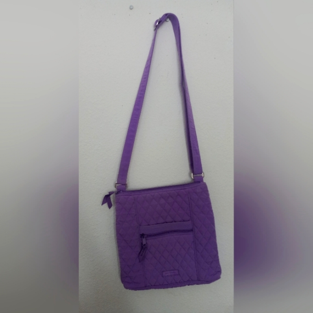 Vera Bradley Lavender Quilted Crossbody Bag